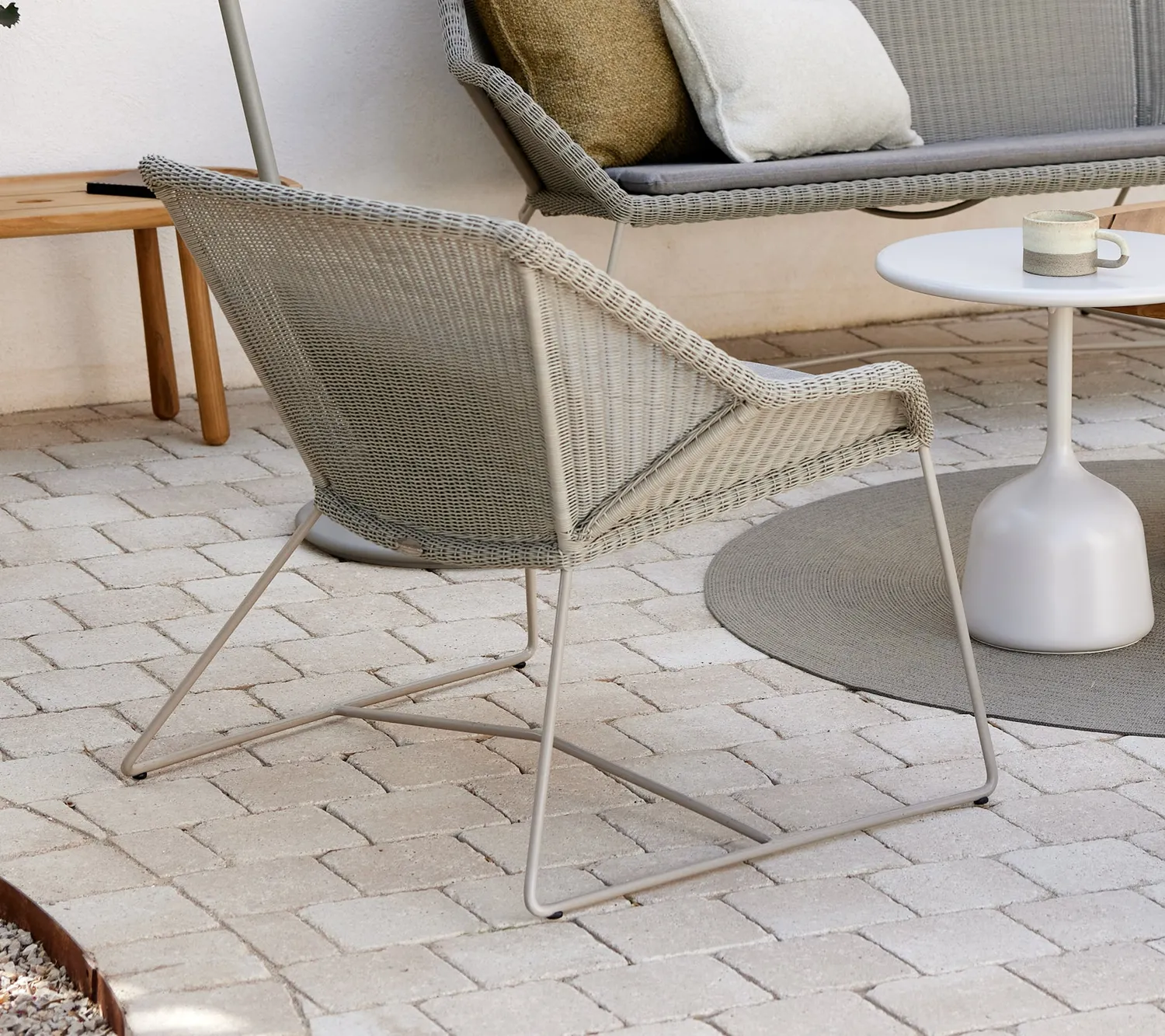 Cane-line Breeze Loungesessel Sand Weave Gartenstuhl
