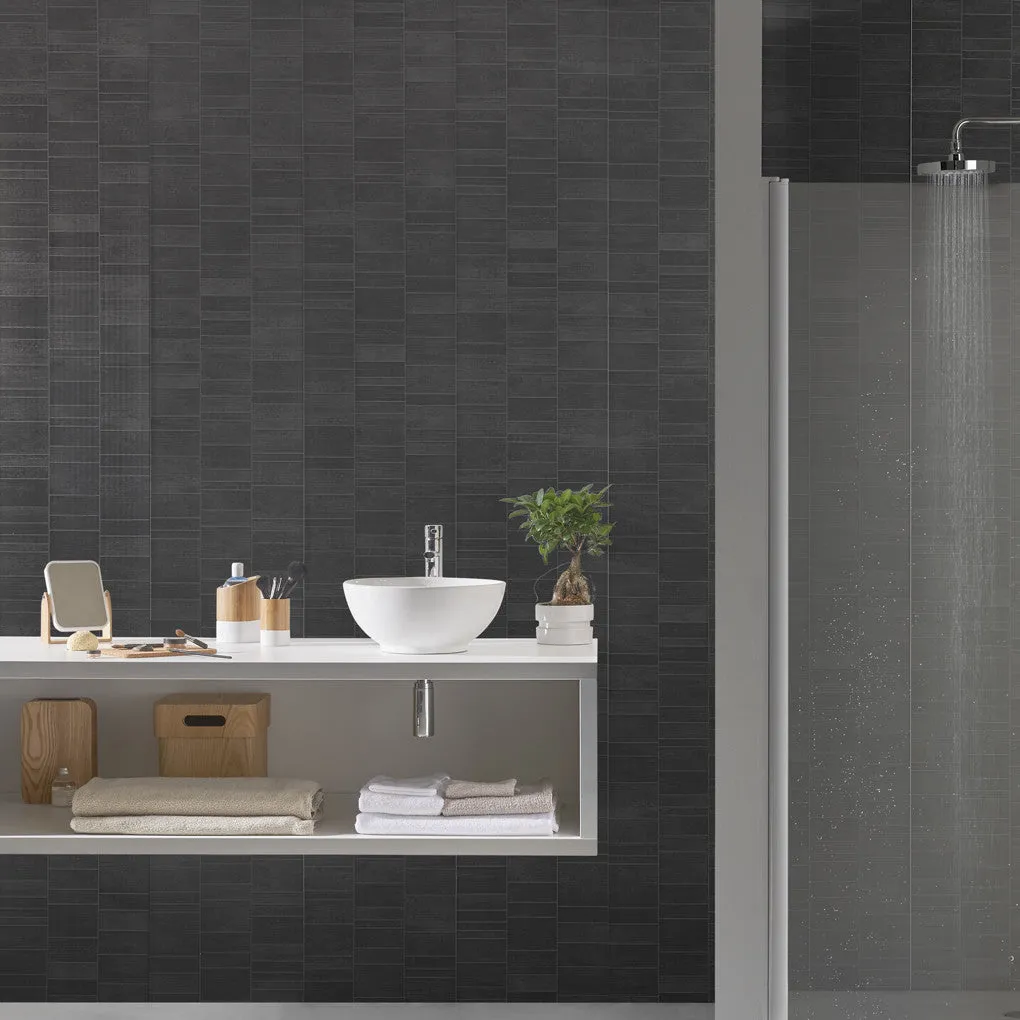 Grosfillex Element Mineral Wandpaneel Anthrazit Mosaik