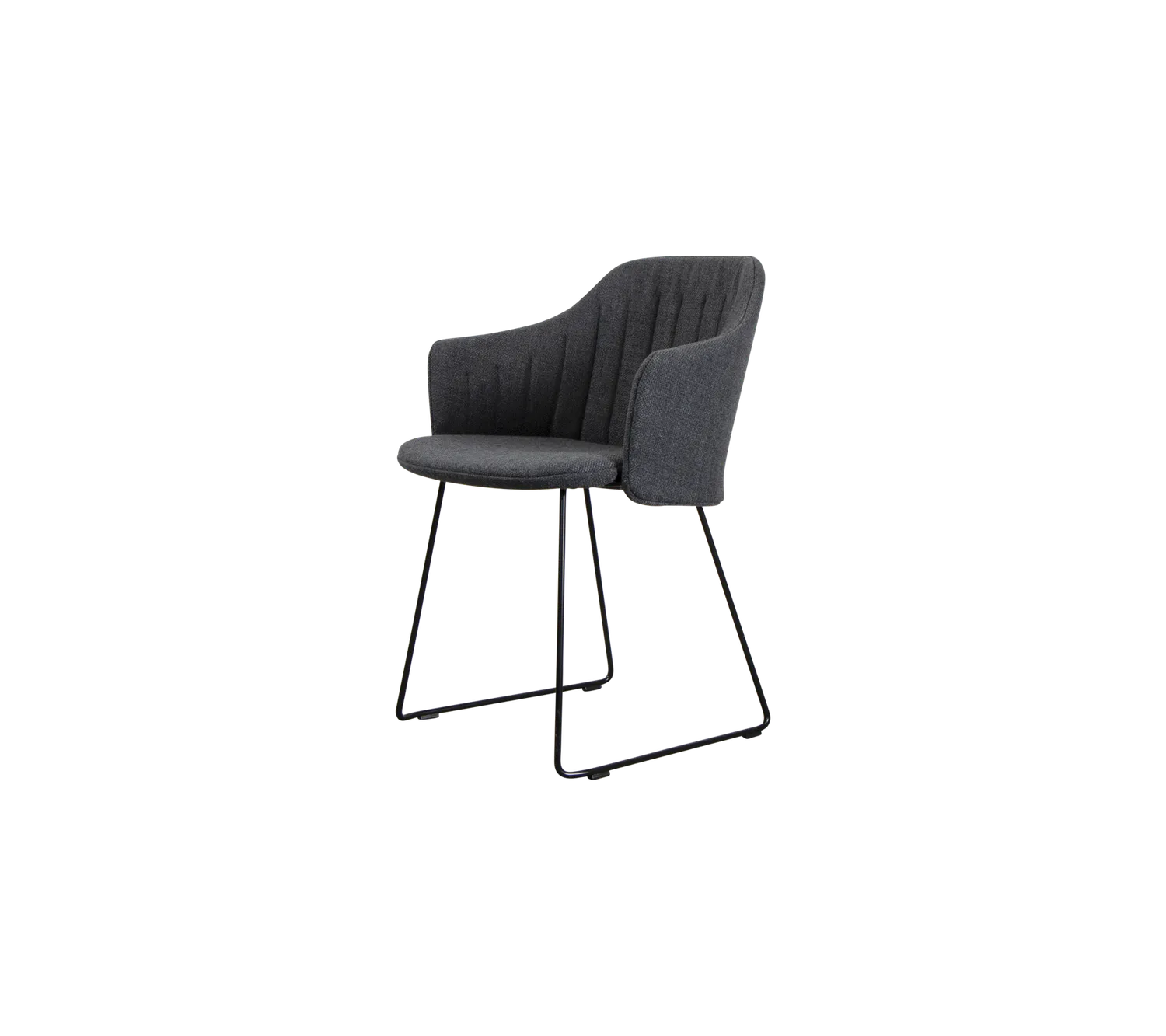 Cane-line Choice Stuhl Kufe Schwarz recycelt