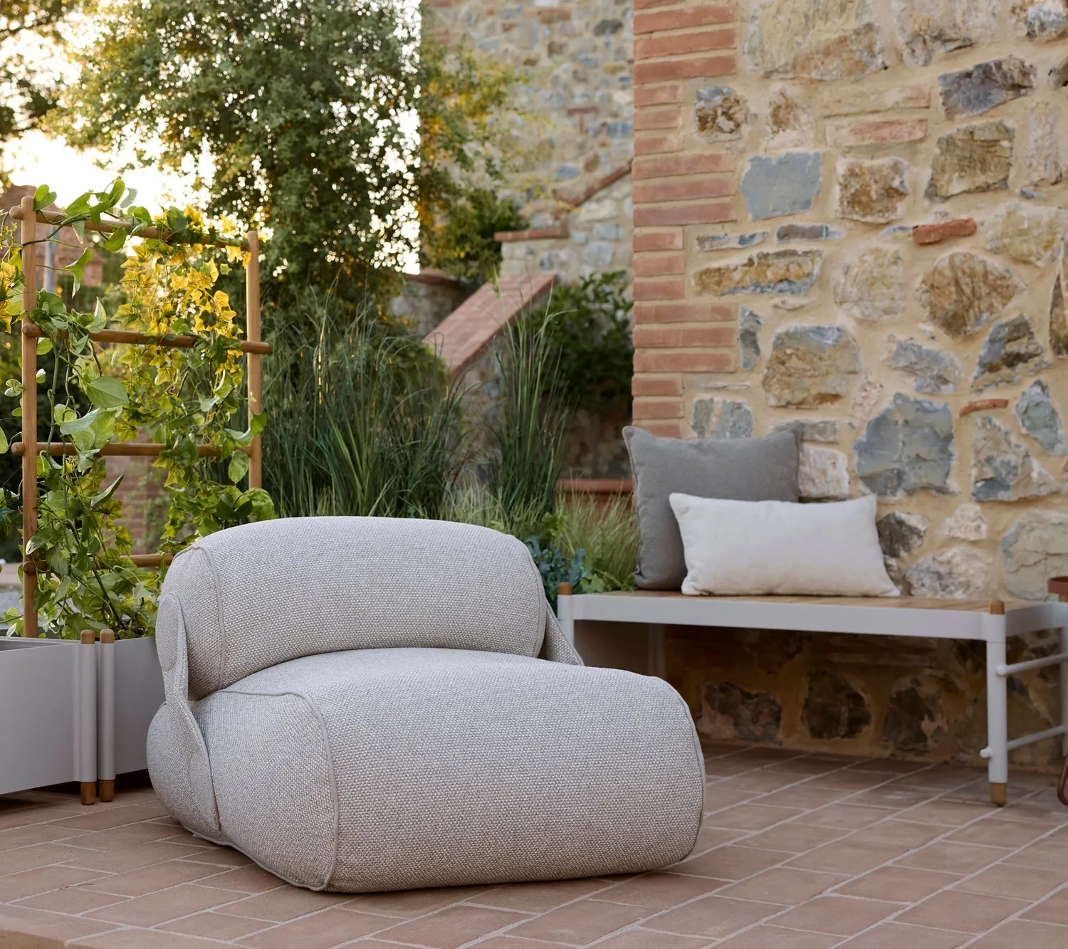 Cane-line Unite Loungesessel umbrabraun Rise