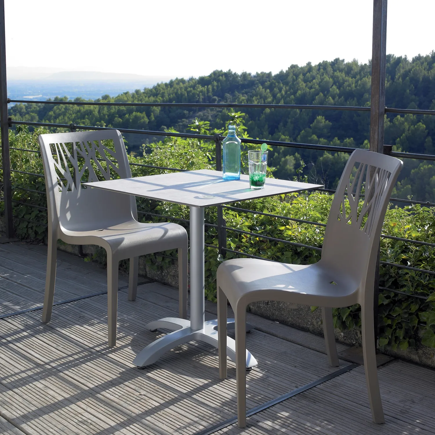 Grosfillex Vegetal Gartenstuhl Leinen Ast-Design