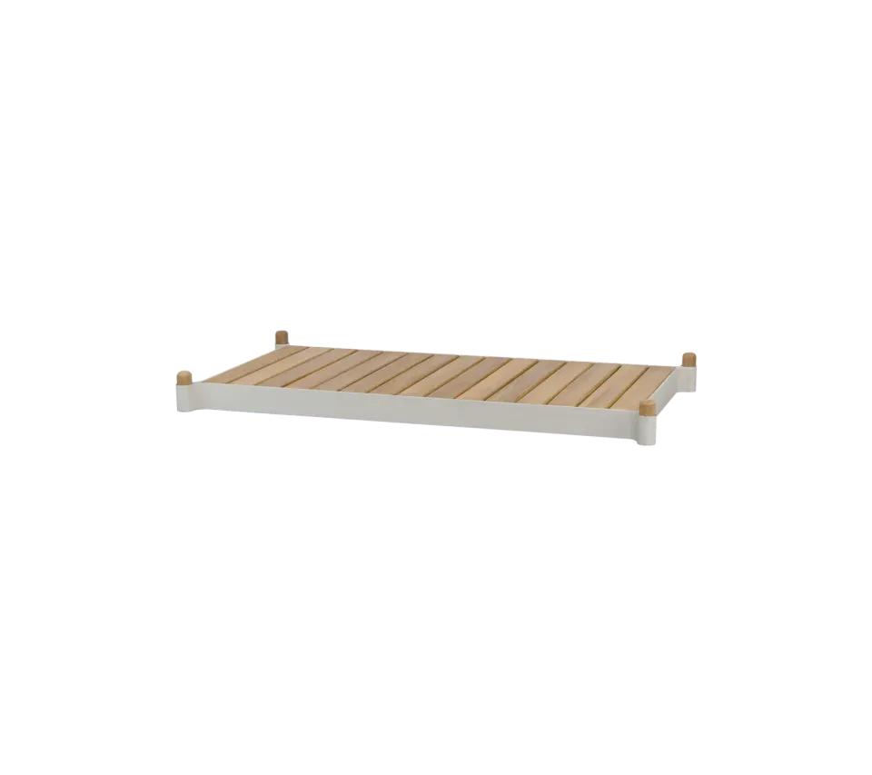 Cane-line Sticks Pflanzbank Teak Sand Aluminium Outdoor