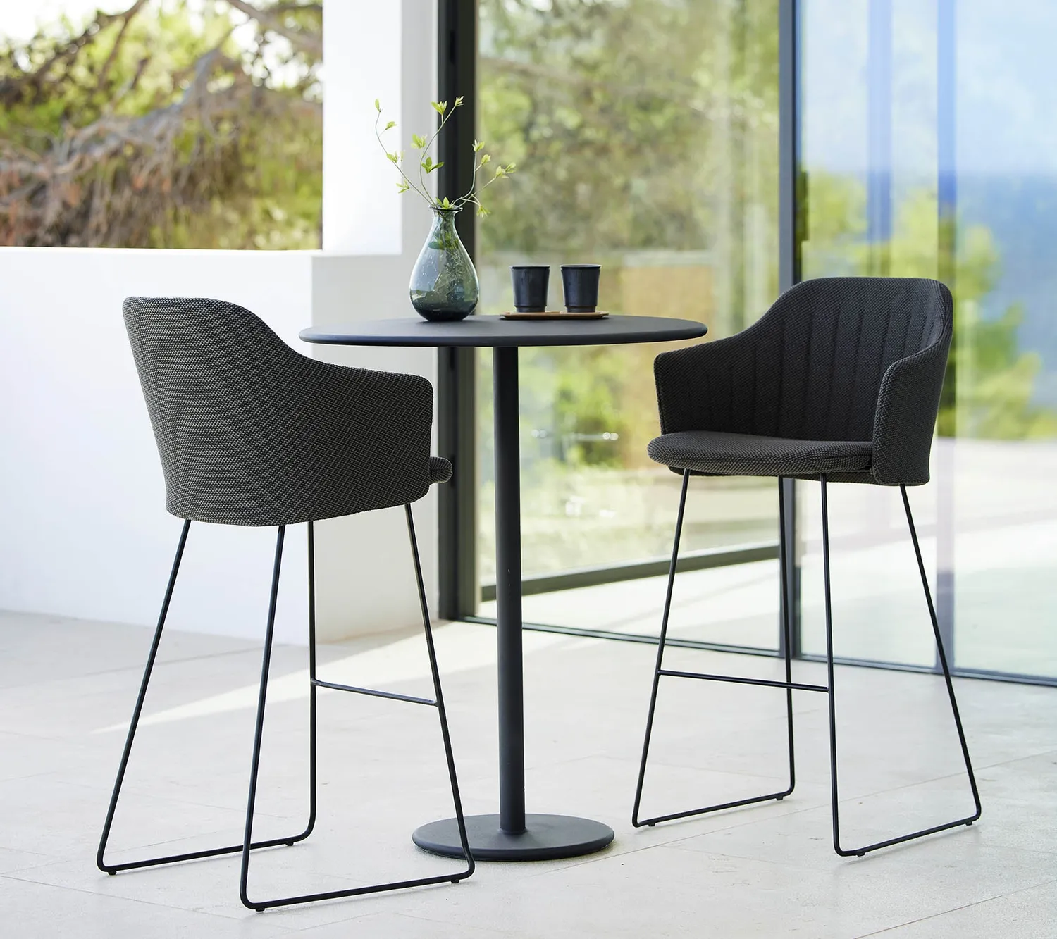 Cane-line Choice Barstuhl Schwarz Polypropylen