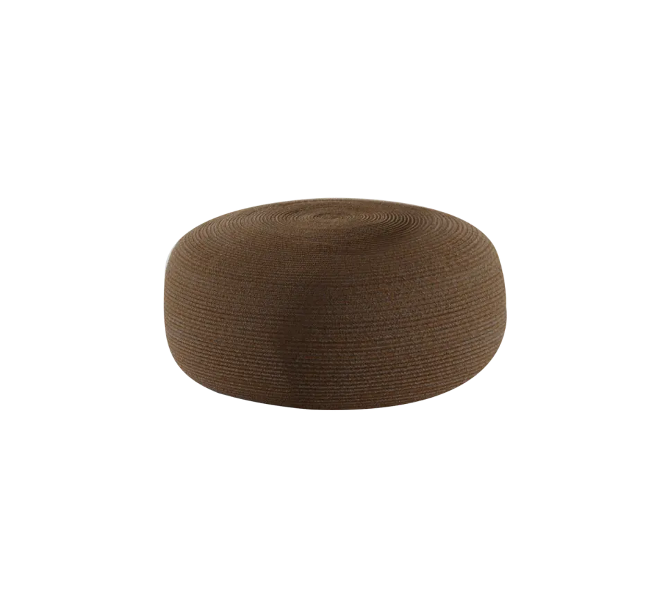 Cane-line Circle Extra Large Fußhocker Umber Brown Soft Rope