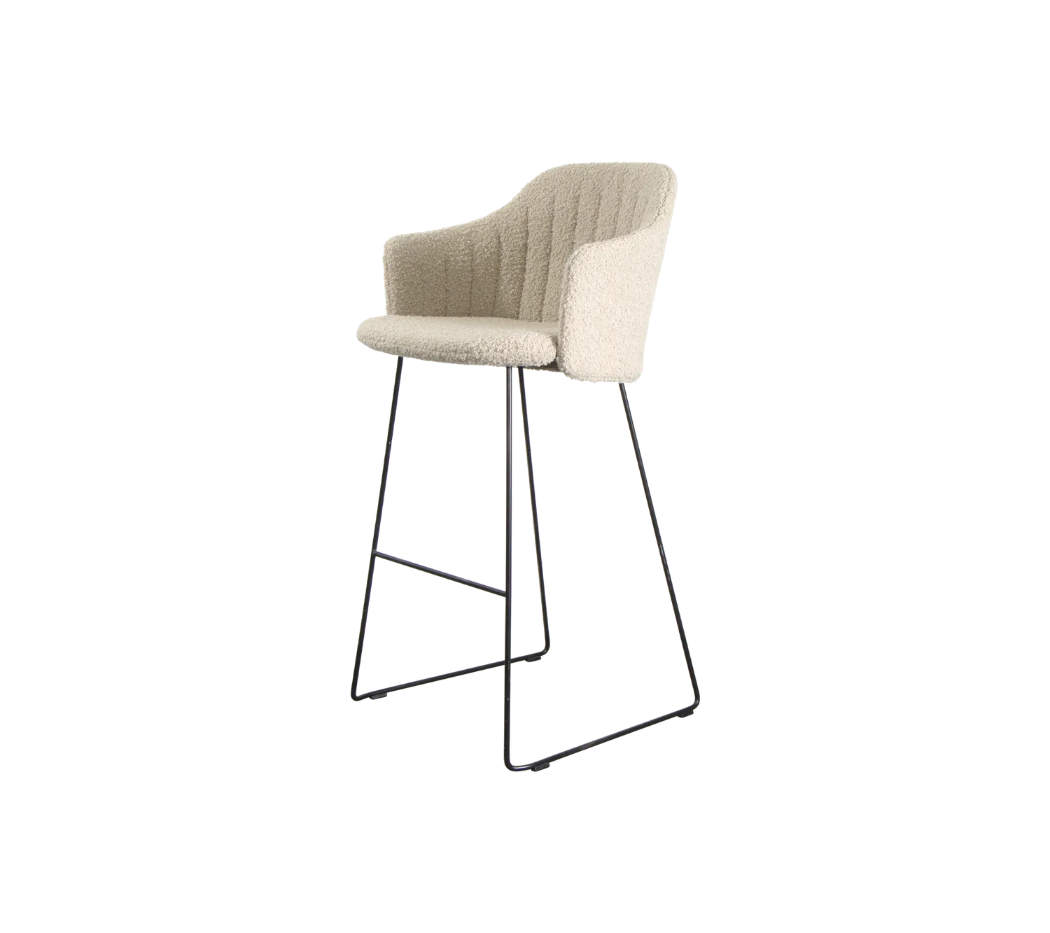 Cane-line Choice Barstuhl schwarzes Polypropylen Stahl Indoor