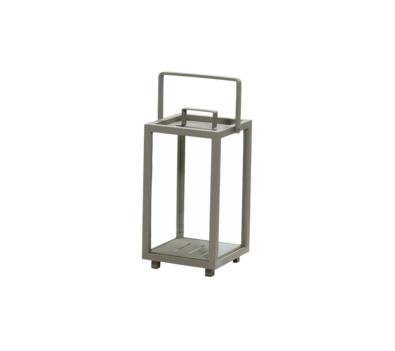 Cane-line Lighthouse Lighthouse Laterne klein Lava Grau Aluminium mit LED