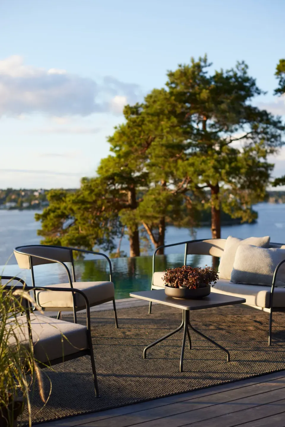 Skargaarden Arholma Lounge Stuhl Gartenstuhl