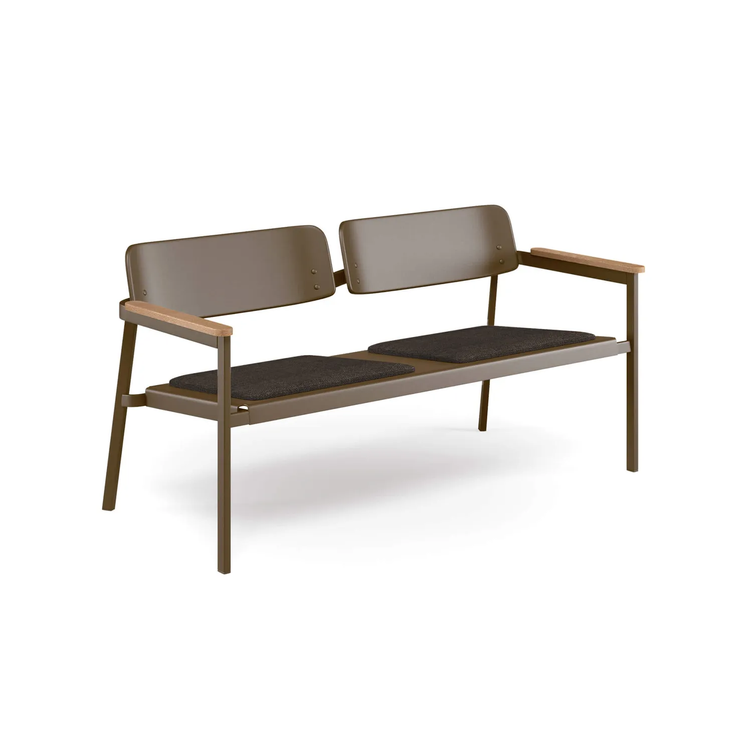 Emu Shine Sofa de 2 plazas 2-Sitzer Gartensofa Aluminium