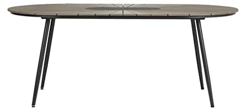 Envy Gartenmöbel-Set 6 Personen 195 cm Ocean-Kunststoff grün