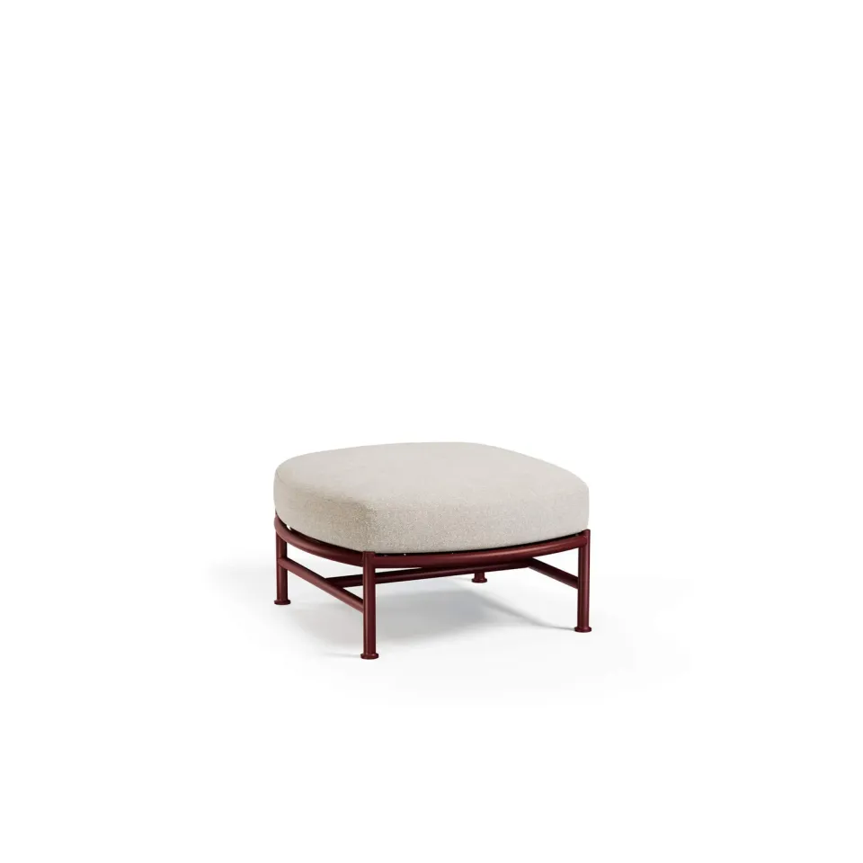 Emu Antigua Pouf Hocker Alu Outdoor Geflecht