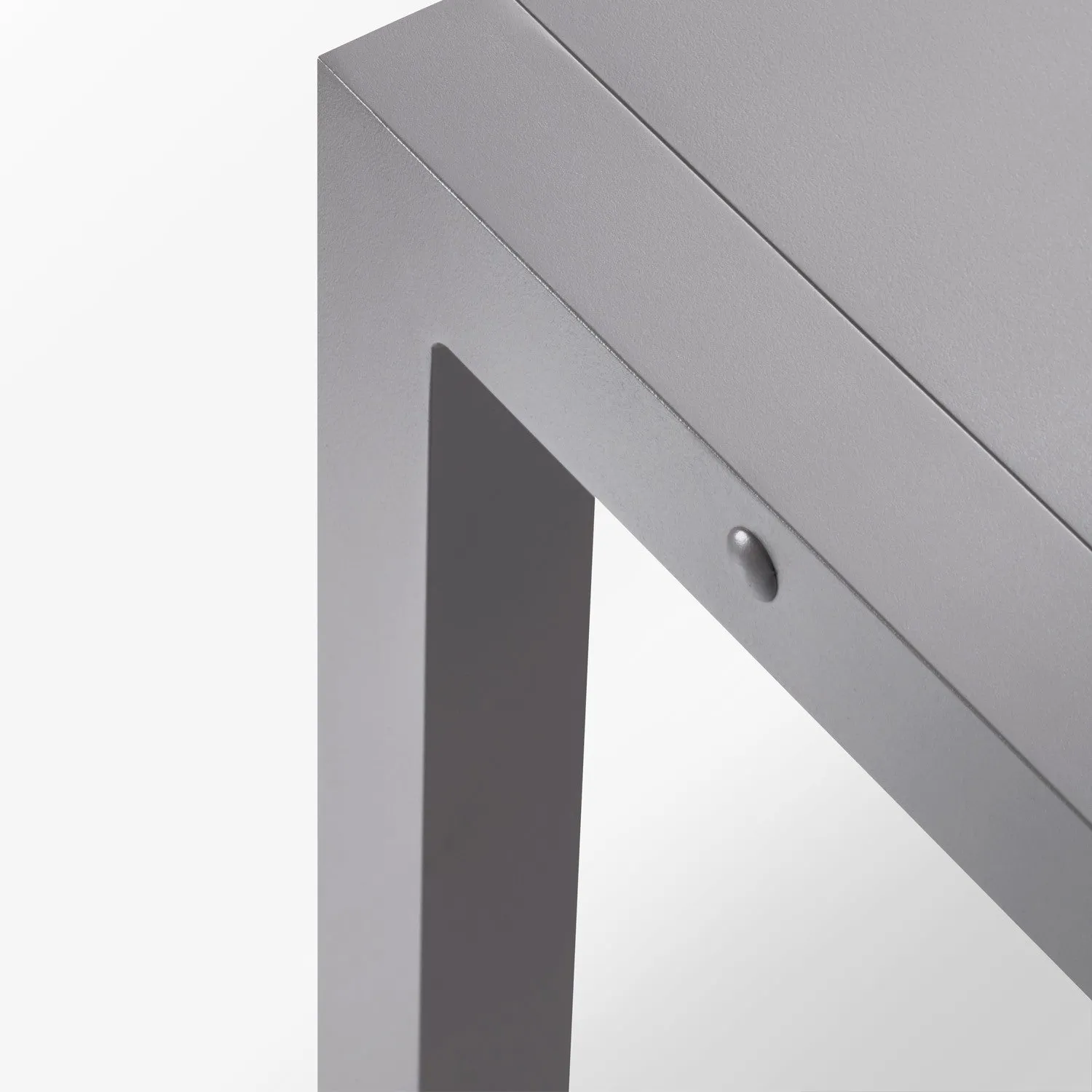Grosfillex Eden Gartentisch 133x87 cm Platin