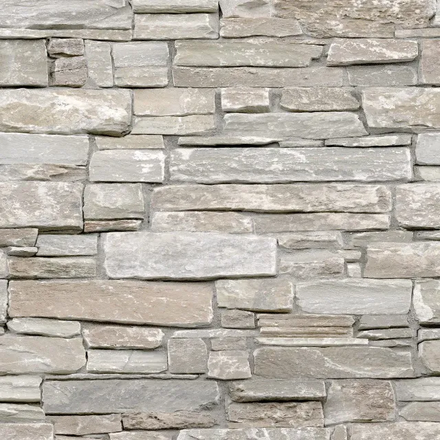 Grosfillex Element 3D Wandverkleidung Steinoptik Beige-Weiß