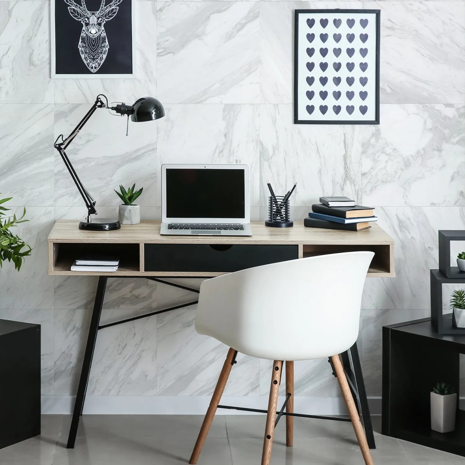 Grosfillex Element 3D Marble Tile Wandpaneel Marmor