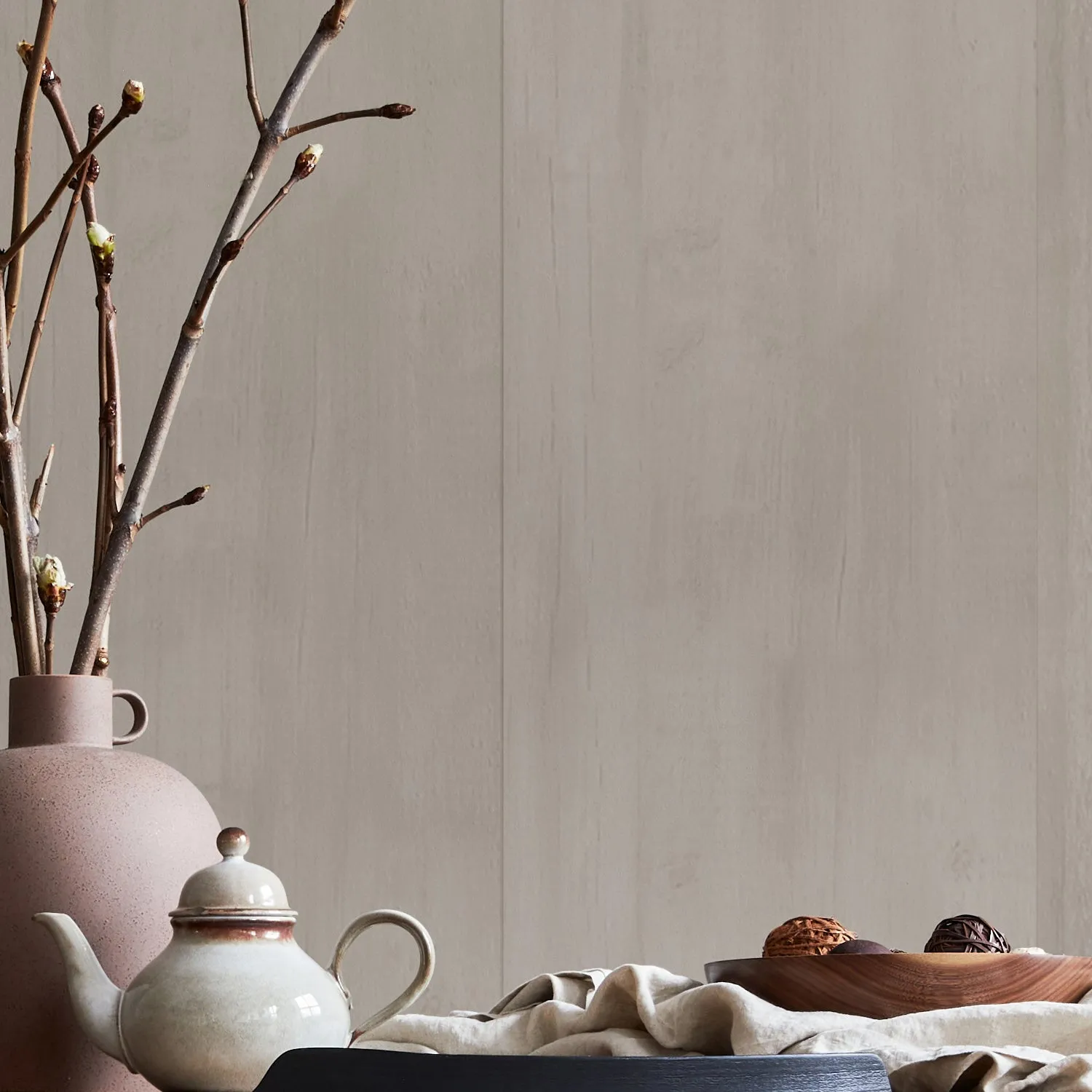 Grosfillex Element Wandpaneel Holz Beige stumpf matt