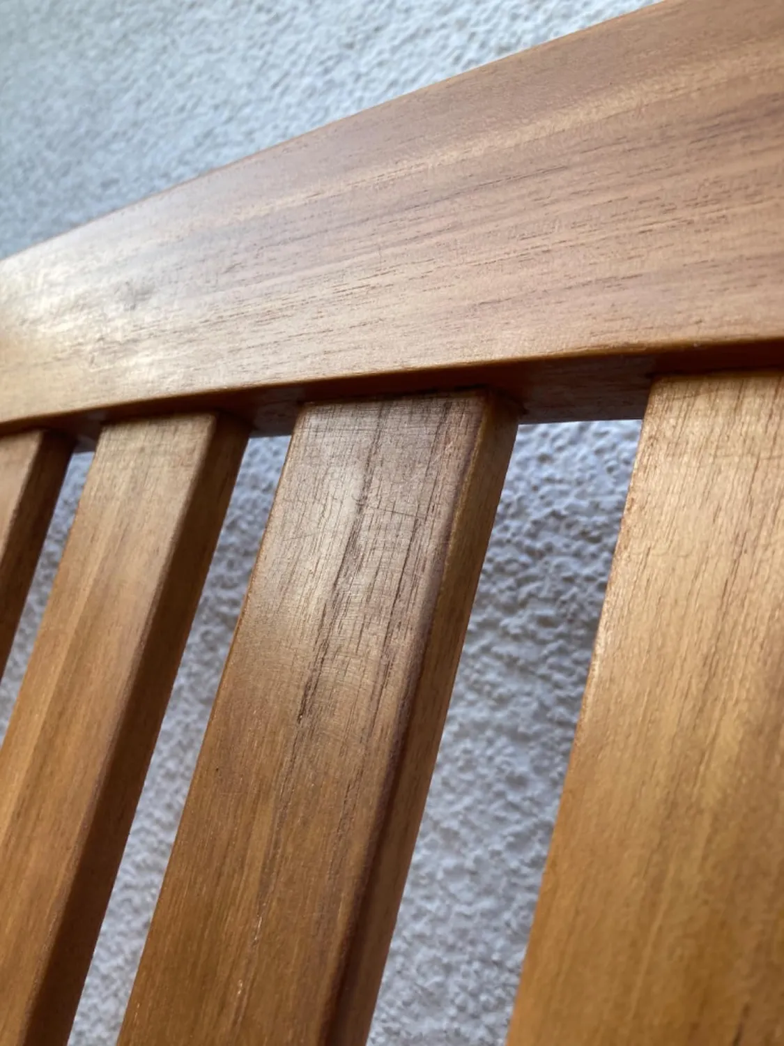 MR.DEKO Bradford Gartenbank 2-Sitzer Teak 120 cm wetterfest