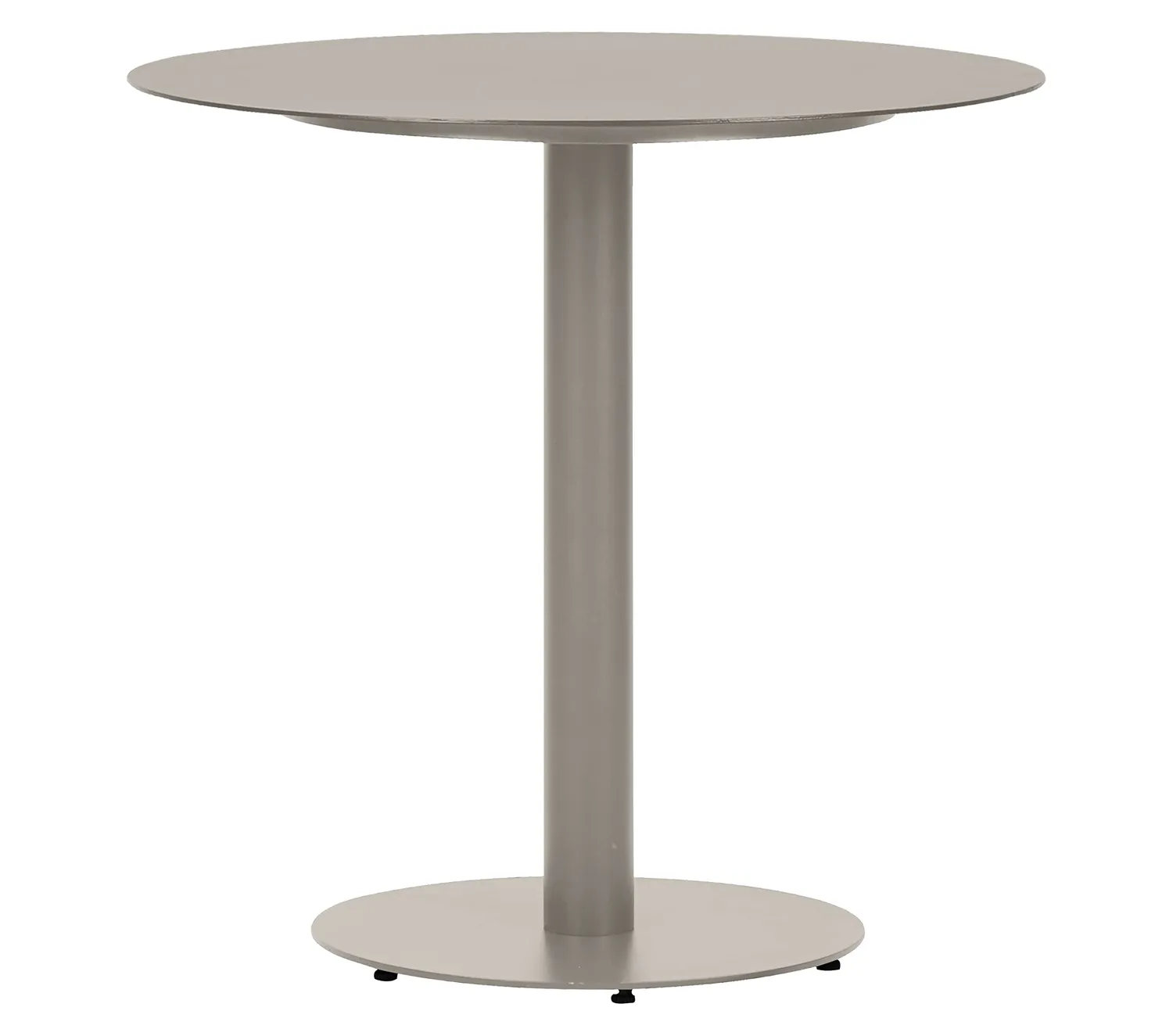 Envy Café-Set Balkonmöbel für 2 Personen Gartentisch 70 cm grau