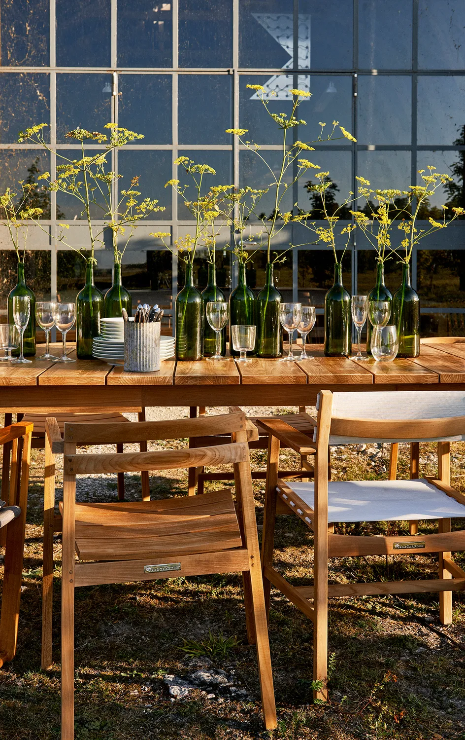 Skargaarden Djurö Esssessel Gartenstuhl Teak