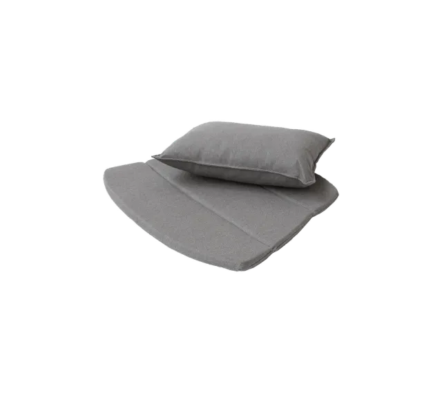 Cane-line Breeze Kissenset Loungestuhl Schwarz Natté