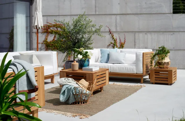 Skargaarden Skanör 3-Sitzer Sofa Rahmen Gartensofa