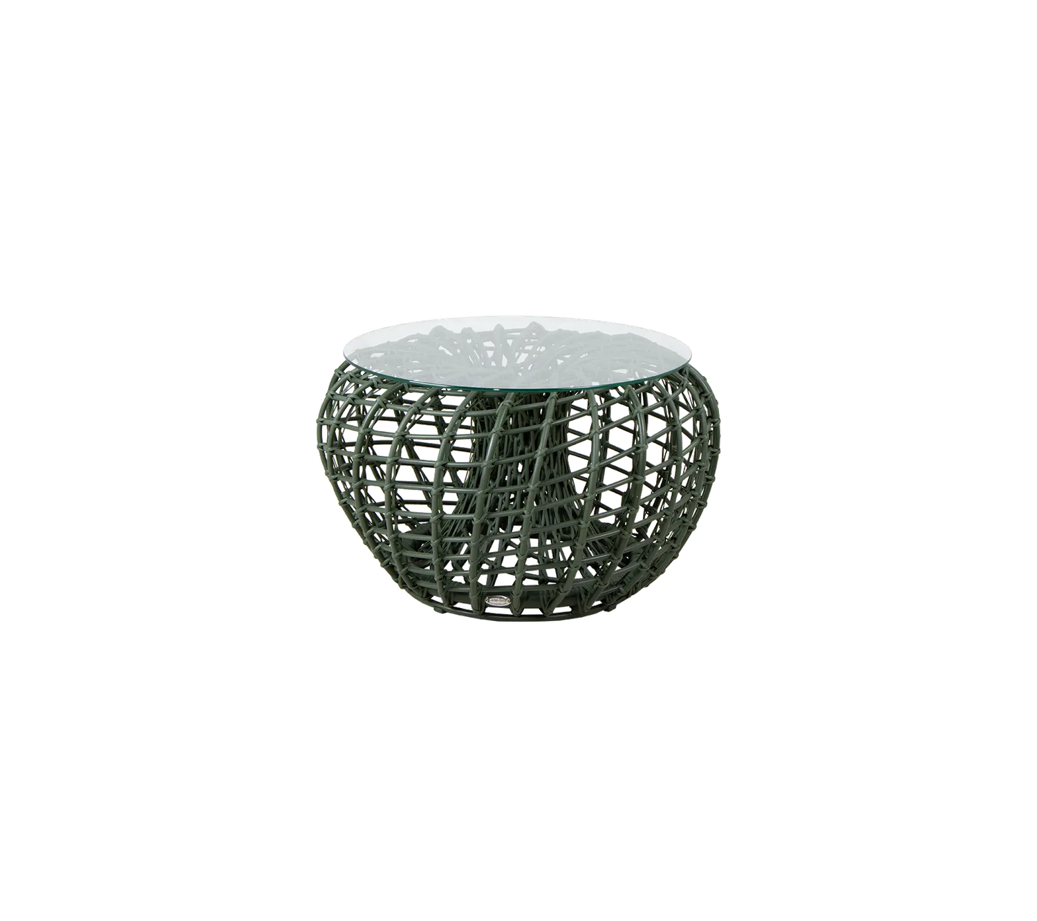 Cane-line Nest Hocker small dunkelgrün Weave