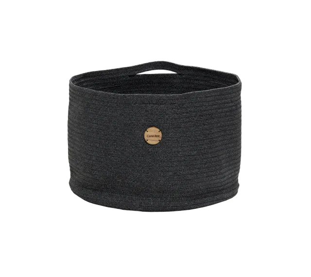 Cane-line Soft Soft Rope Korb groß Dunkelgrau UV-beständig