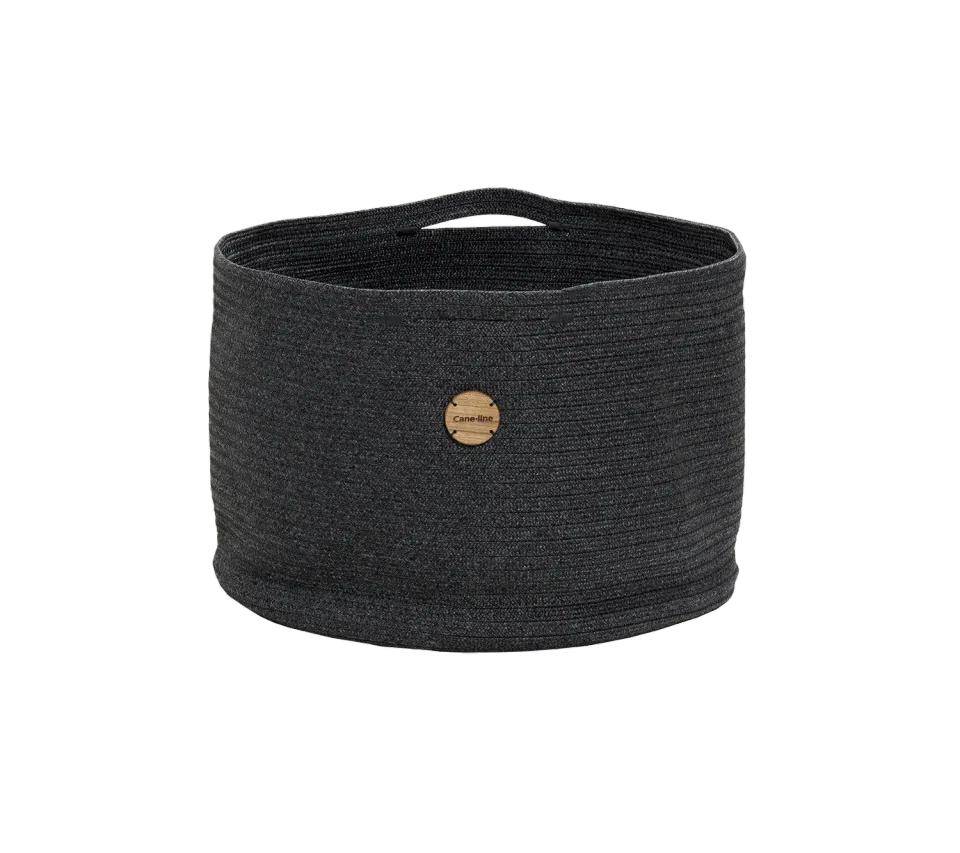 Cane-line Soft Soft Rope Korb groß Dunkelgrau UV-beständig