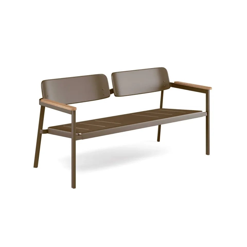 Emu Shine Sofa de 2 plazas 2-Sitzer Gartensofa Aluminium