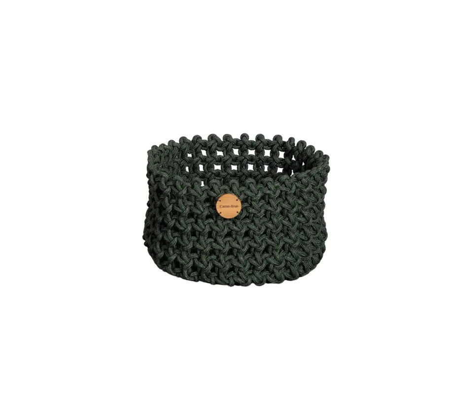 Cane-line Soft Rope Medium Aufbewahrungskorb Dunkelgrau