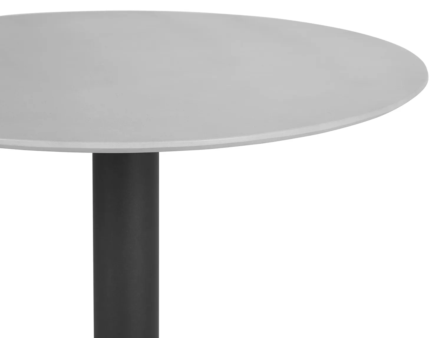 Envy Café-Set Balkonmöbel für 2 Personen Gartentisch Durafit Grau Polyrattan