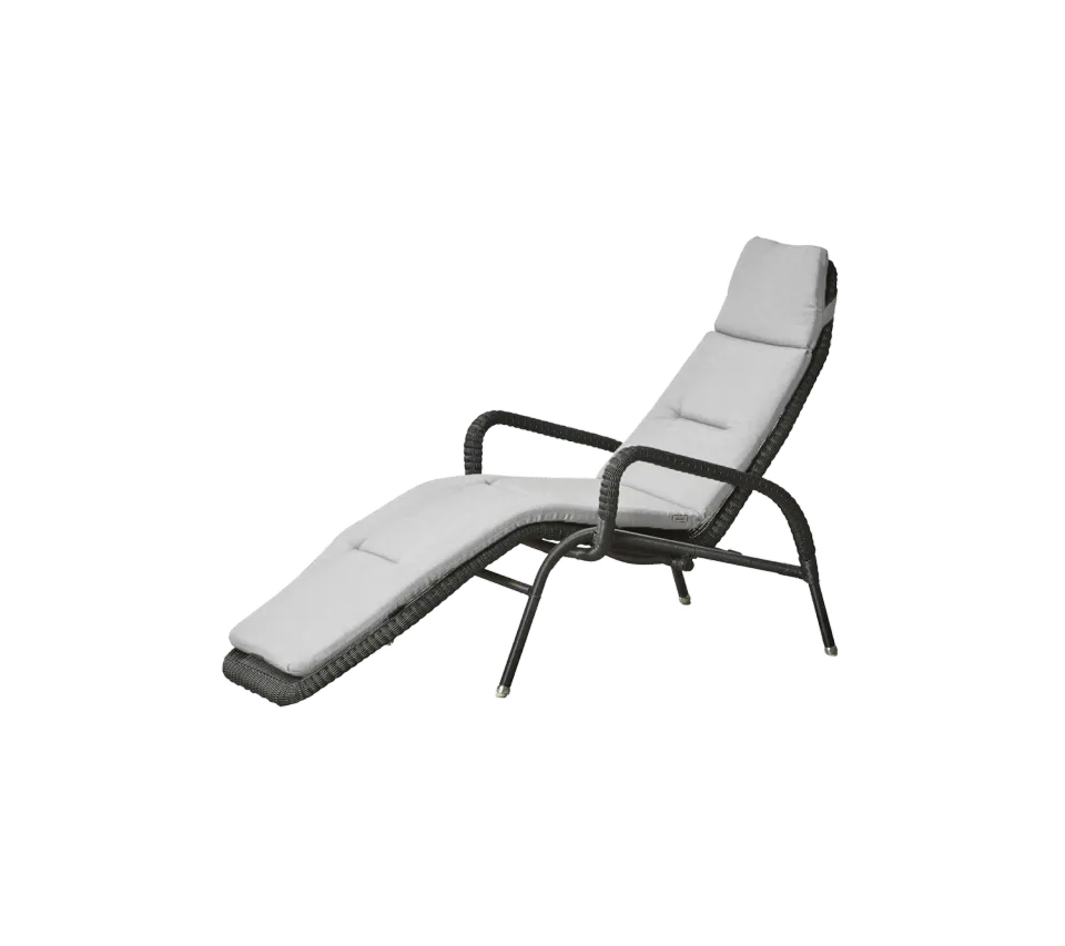 Cane-line Sunrise Sonnenliege Graphite mit QuickDry-Kissen