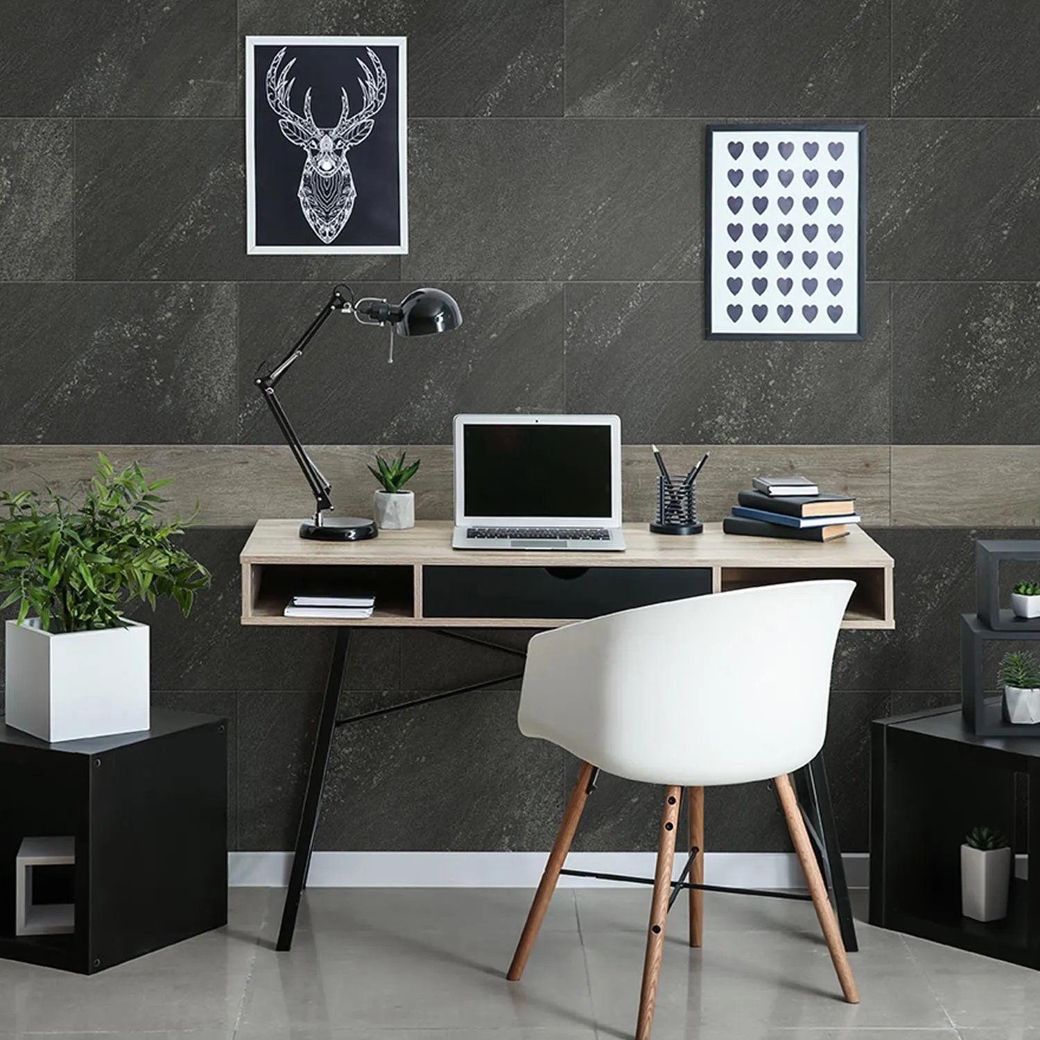 Grosfillex Gx Wall+ Wandpaneele 15x90 cm Holzoptik matt