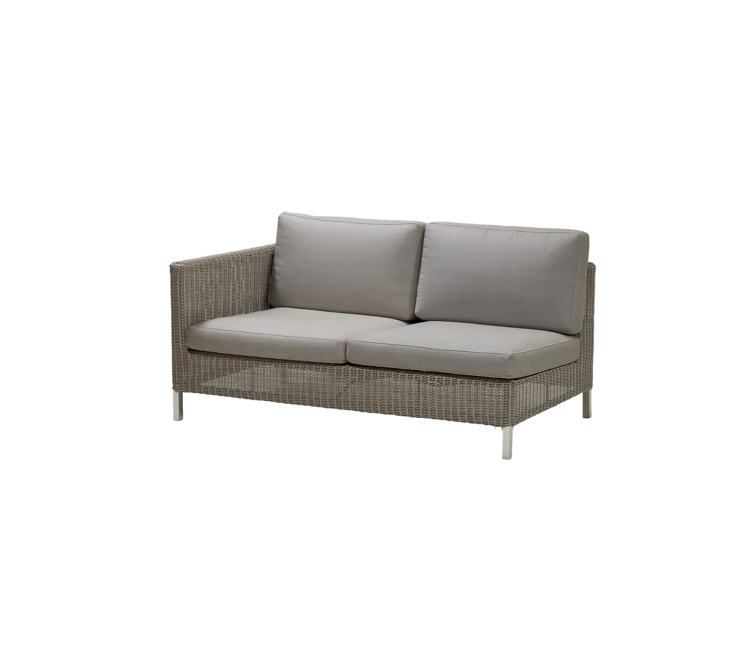 Cane-line Connect Kissenset 2-Sitzer Taupe QuickDry