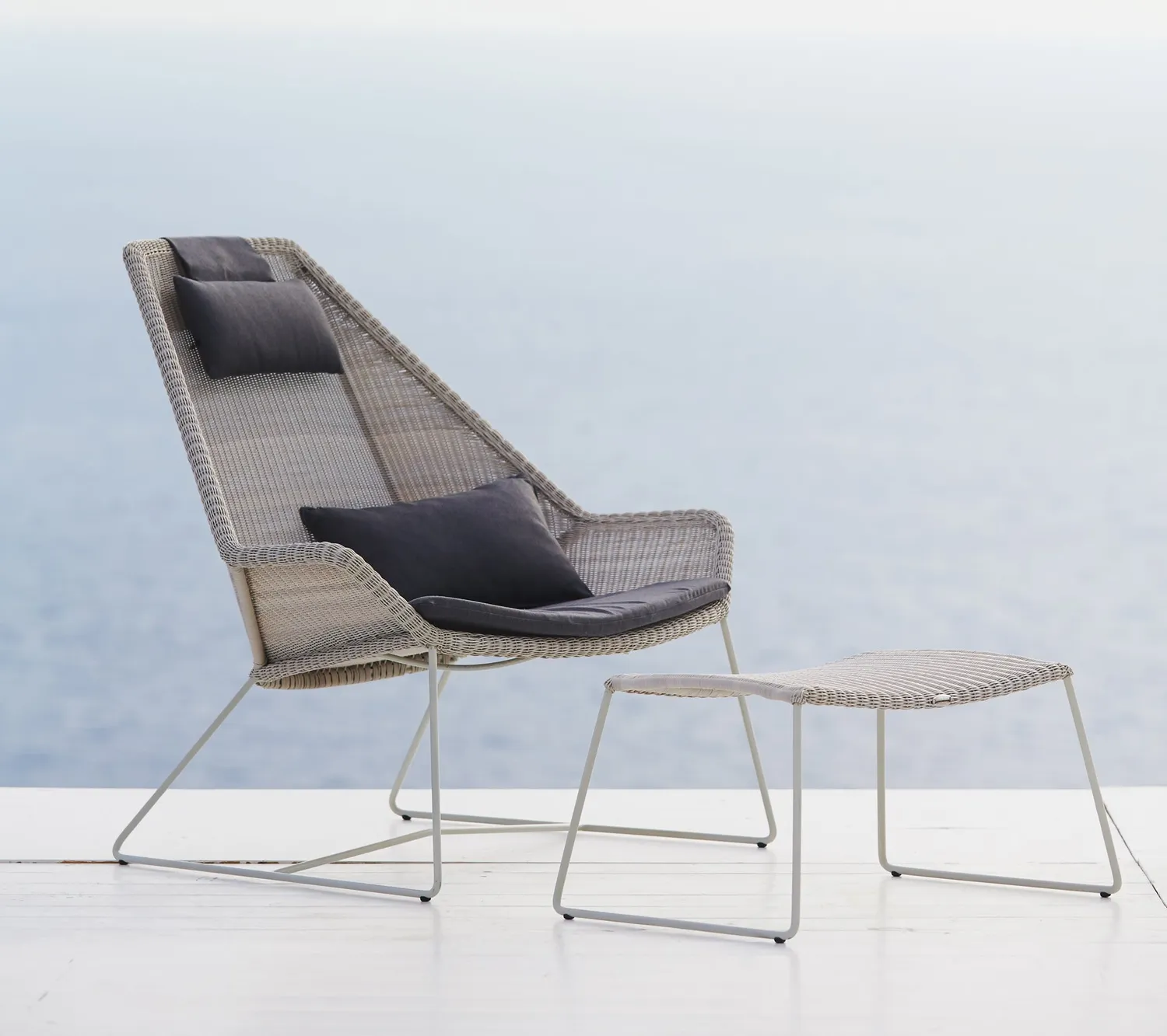 Cane-line Breeze Highback Sessel Sand Geflecht