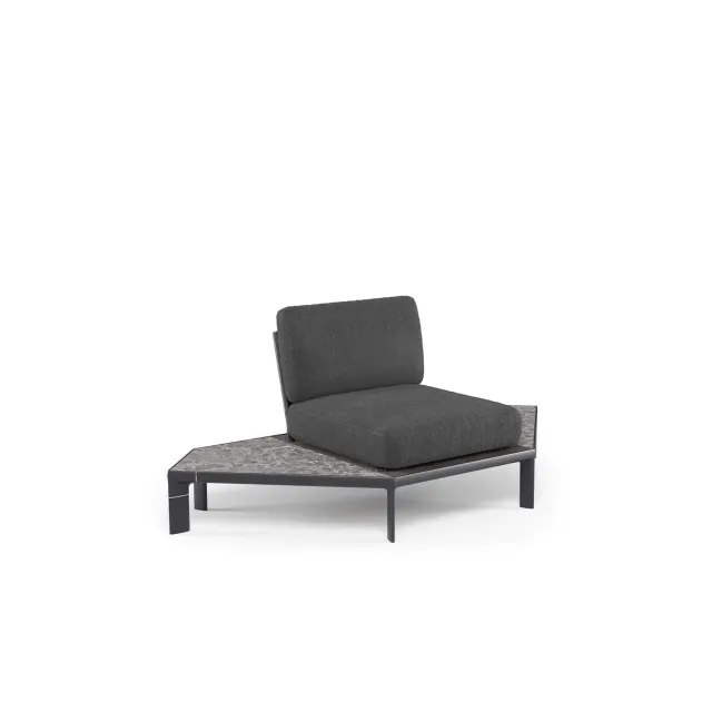Emu Tami Eckteil Bambus Gartenlounge Modul