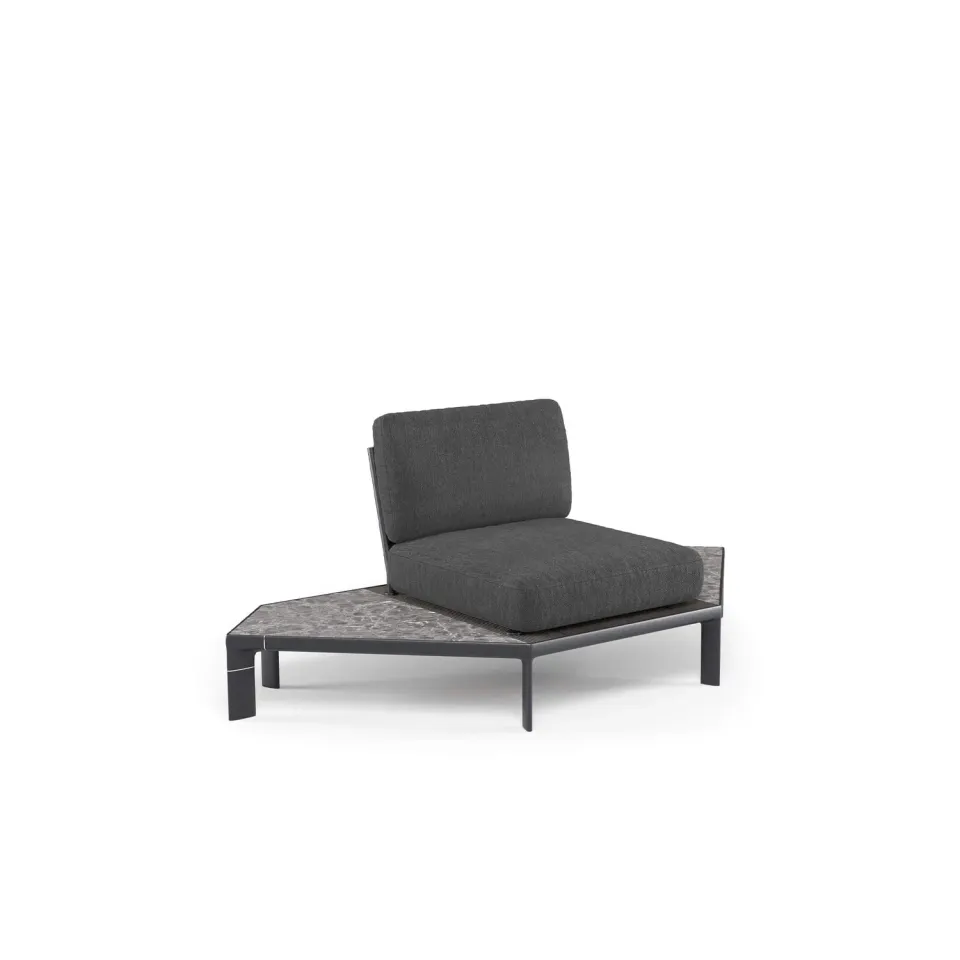 Emu Tami Eckteil Bambus Gartenlounge Modul