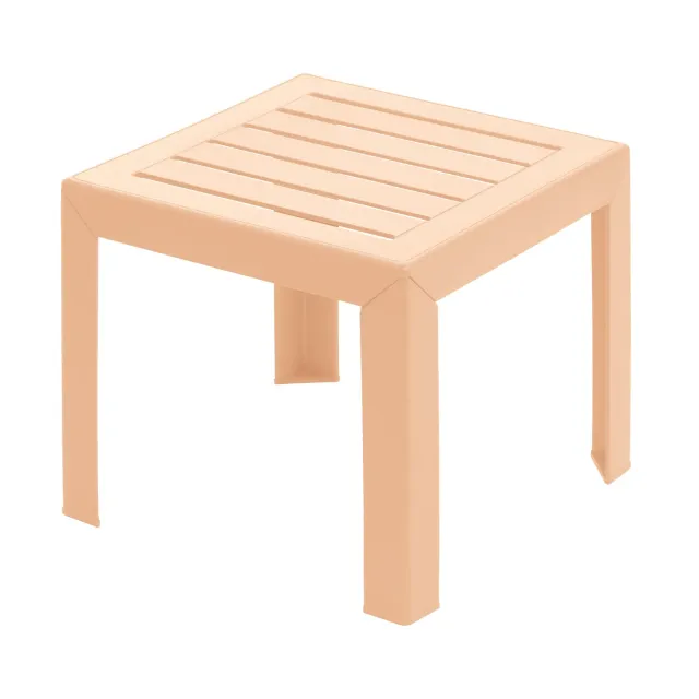 Grosfillex Miami Couchtisch Weiß Kunststoff