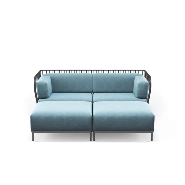 Emu Cannolè Doppelliege Daybed Stahl
