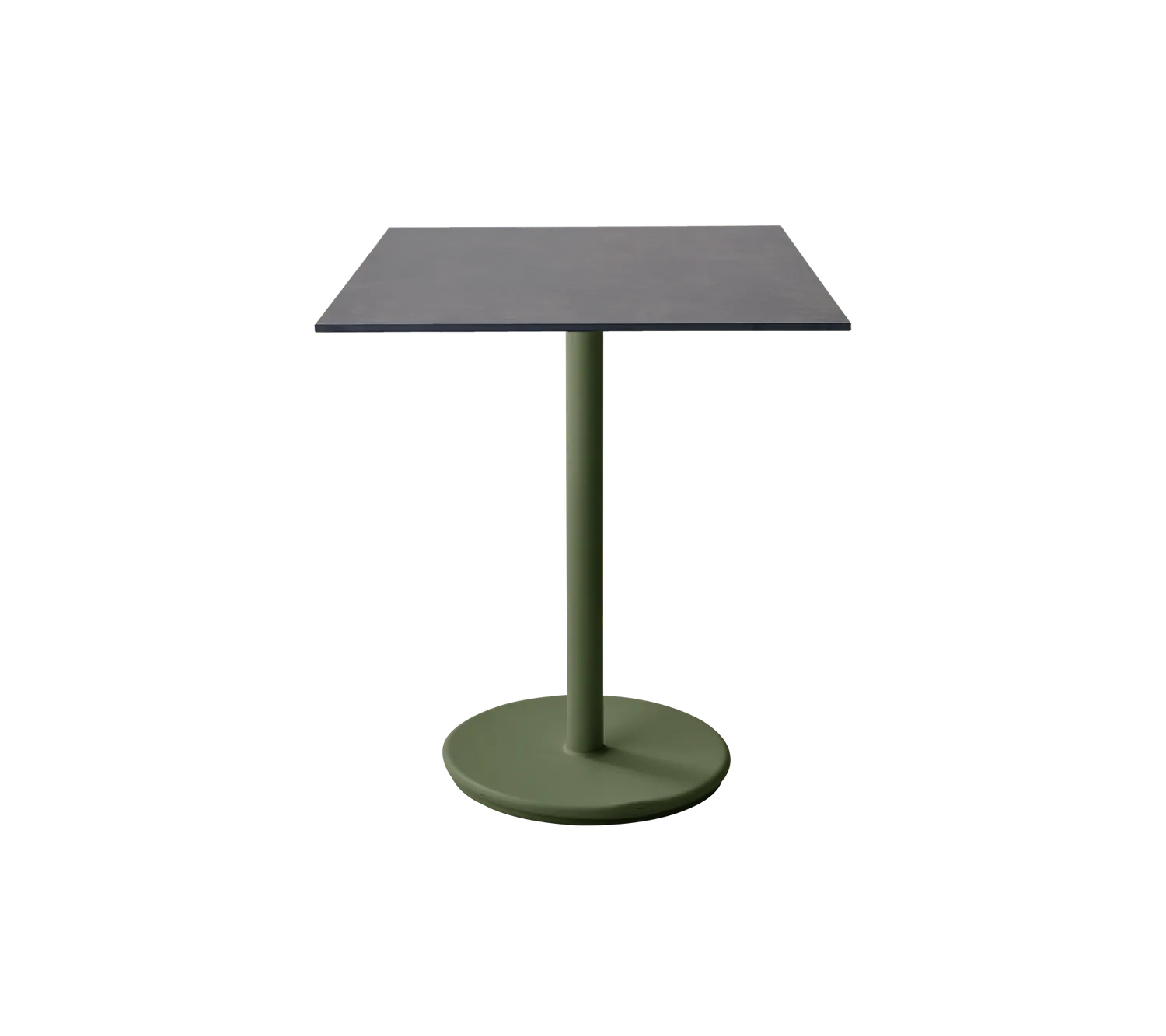 Cane-line Go Café Tisch 75x75 cm Lava Grey Aluminium