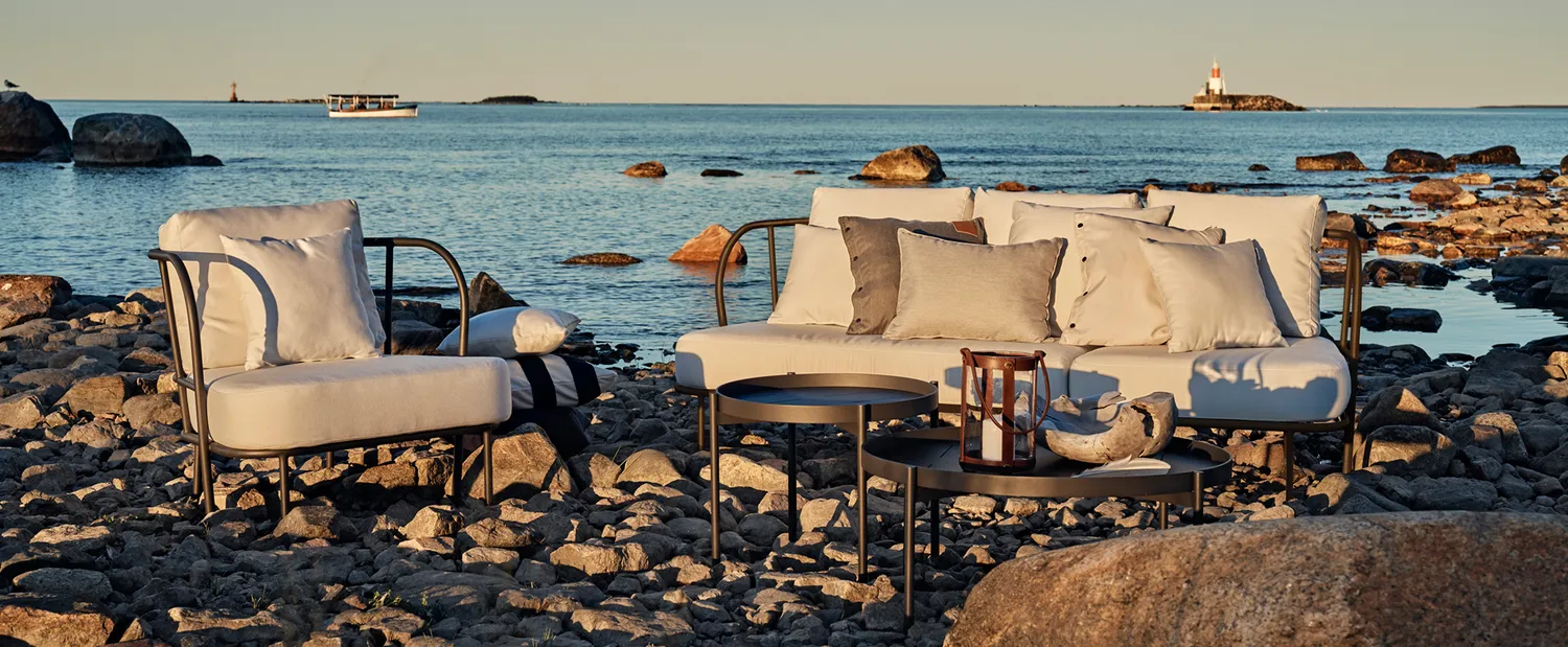 Skargaarden Saltö Lounge Tisch klein Holz