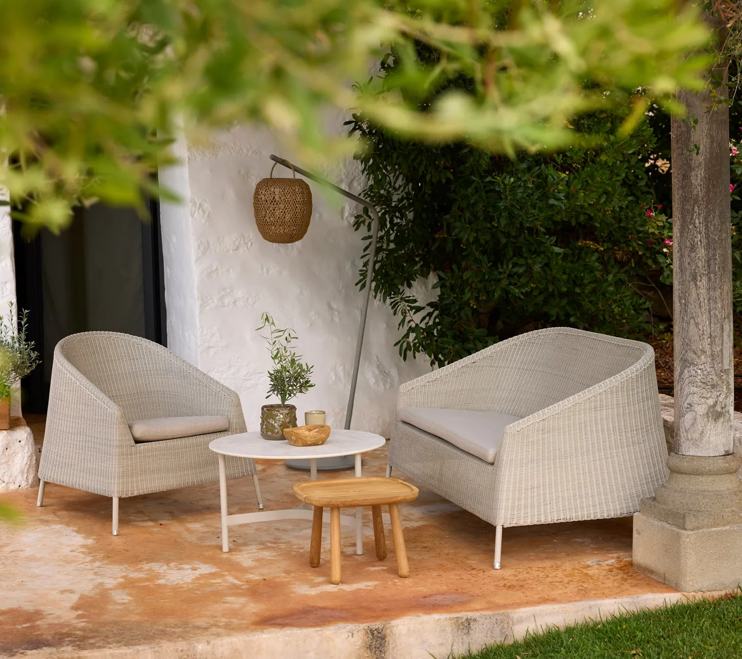 Cane-line Kingston Loungesessel Mocca Weave