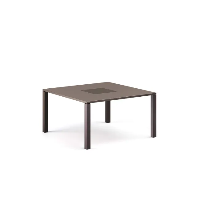 Emu Quadro Gartentisch quadratisch 8 Personen Stahl