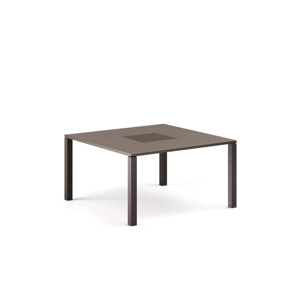 Emu Quadro Gartentisch quadratisch 8 Personen Stahl