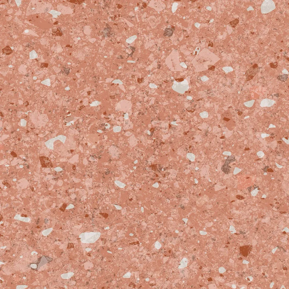 Grosfillex Element 3D Terrazzo Wandmuster Rose 37 x 20 cm