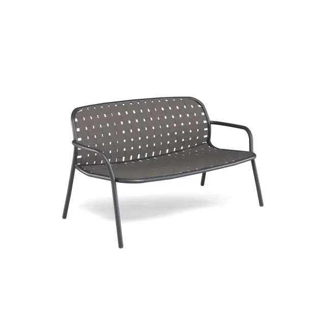 Emu Terramare Sofa 2-Sitzer Geflecht Aluminium