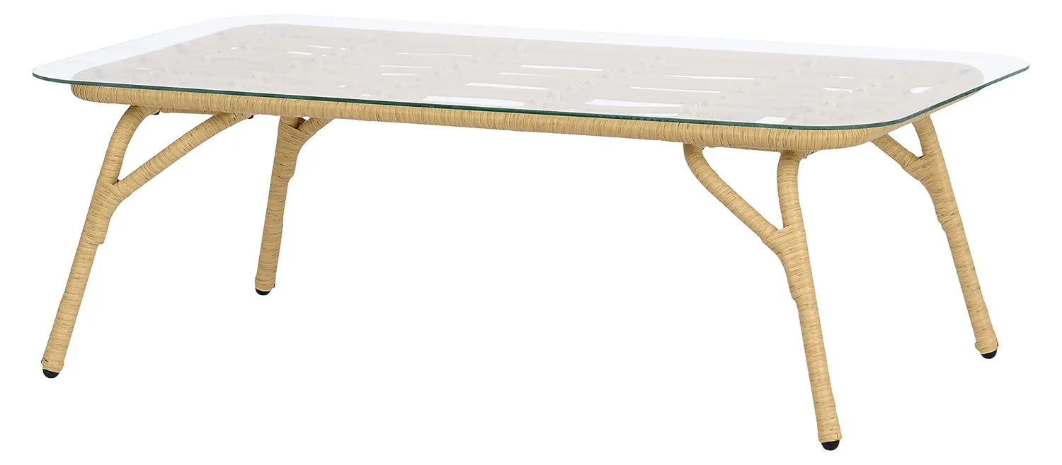 Envy Lounge-Set 5 Personen Rattan 3-Sitzer Kissen Loungetisch