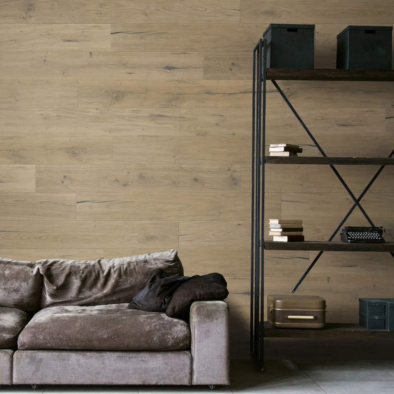 Grosfillex Accent Sherwood Wandfliesen Holz hellbraun