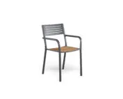 Emu Segno Sofa 2-Sitzer Bank Garten Holz-Optik