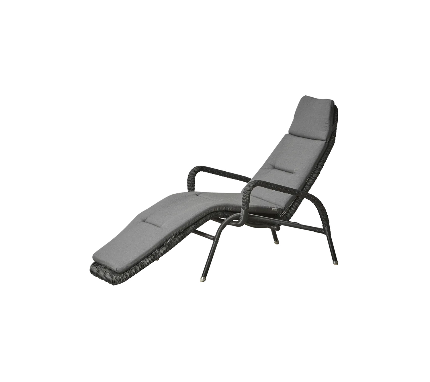 Cane-line Sunrise Sonnenliege Graphite mit QuickDry-Kissen