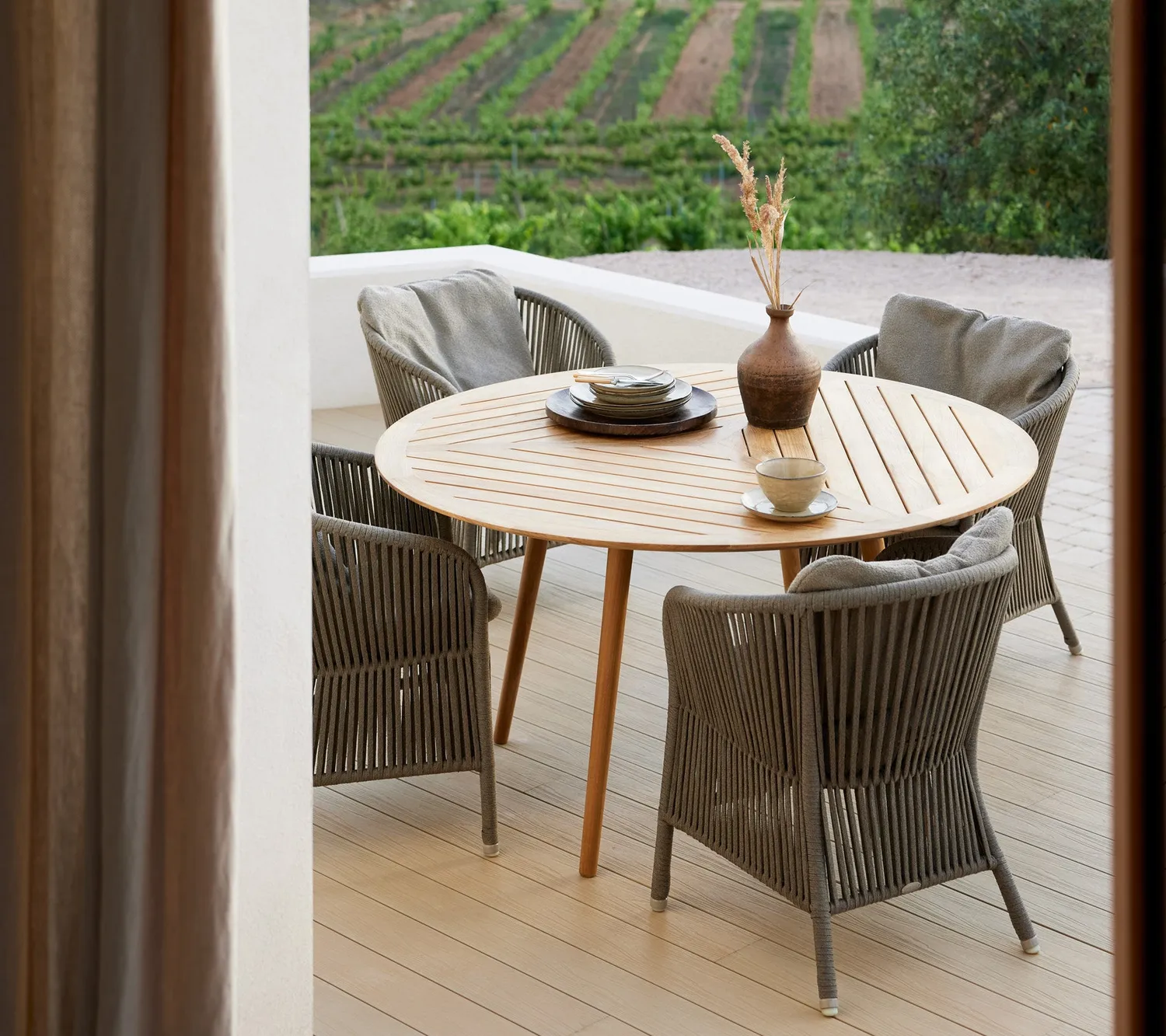 Cane-line Derby Stuhl Natural Weave Gartenstuhl