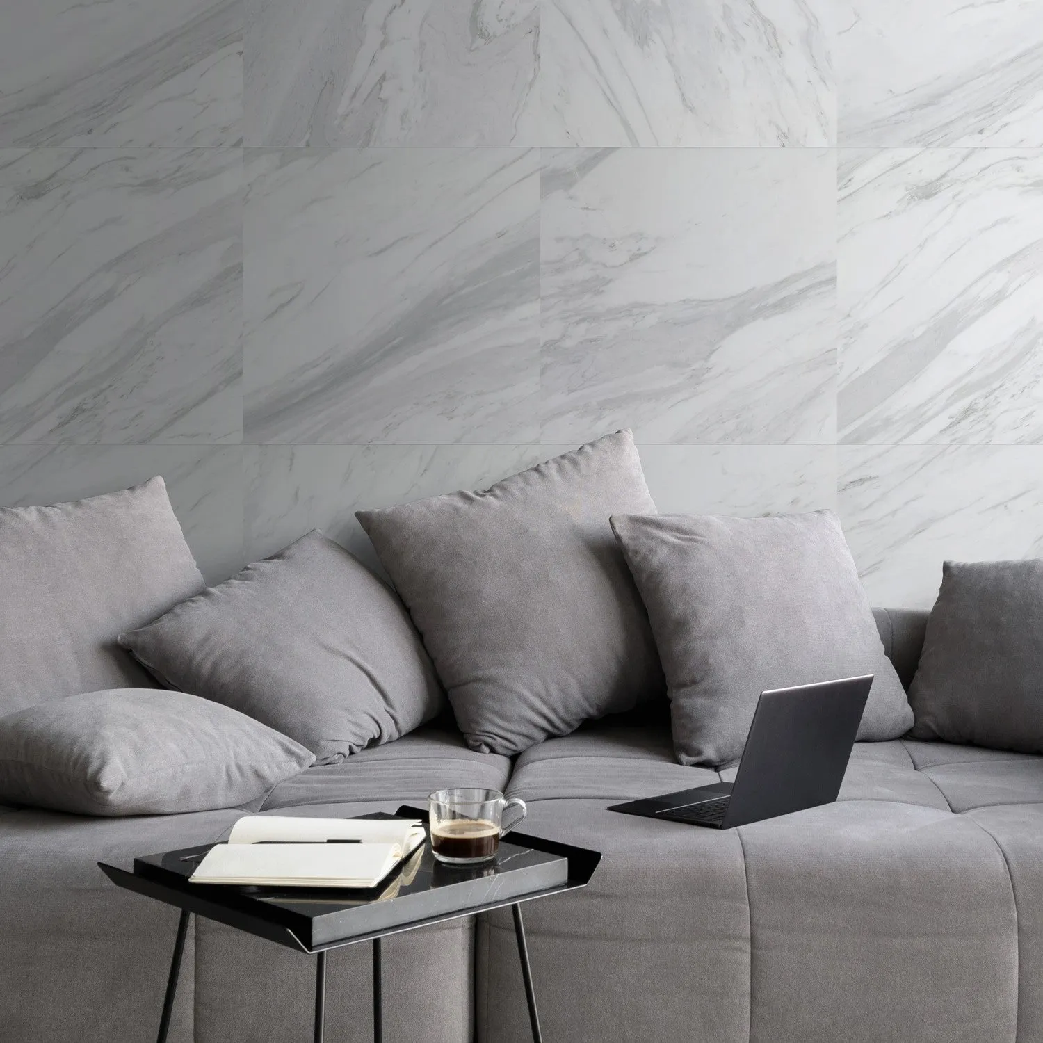Grosfillex Element 3D Marble Tile Wandpaneel Marmor